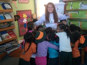 Volunteer in peru